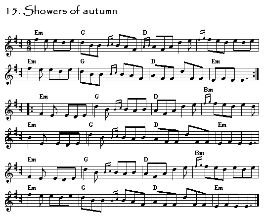 Showers of autumn